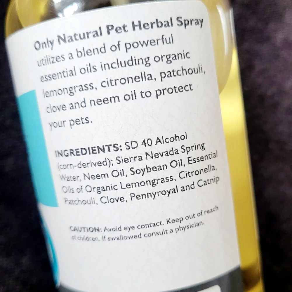 Herbal Spray for Pets, Herbal Pet Care, Only Natural Pet Easy Defense Repellent